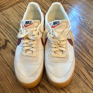 Nike White and Red Killshot 2